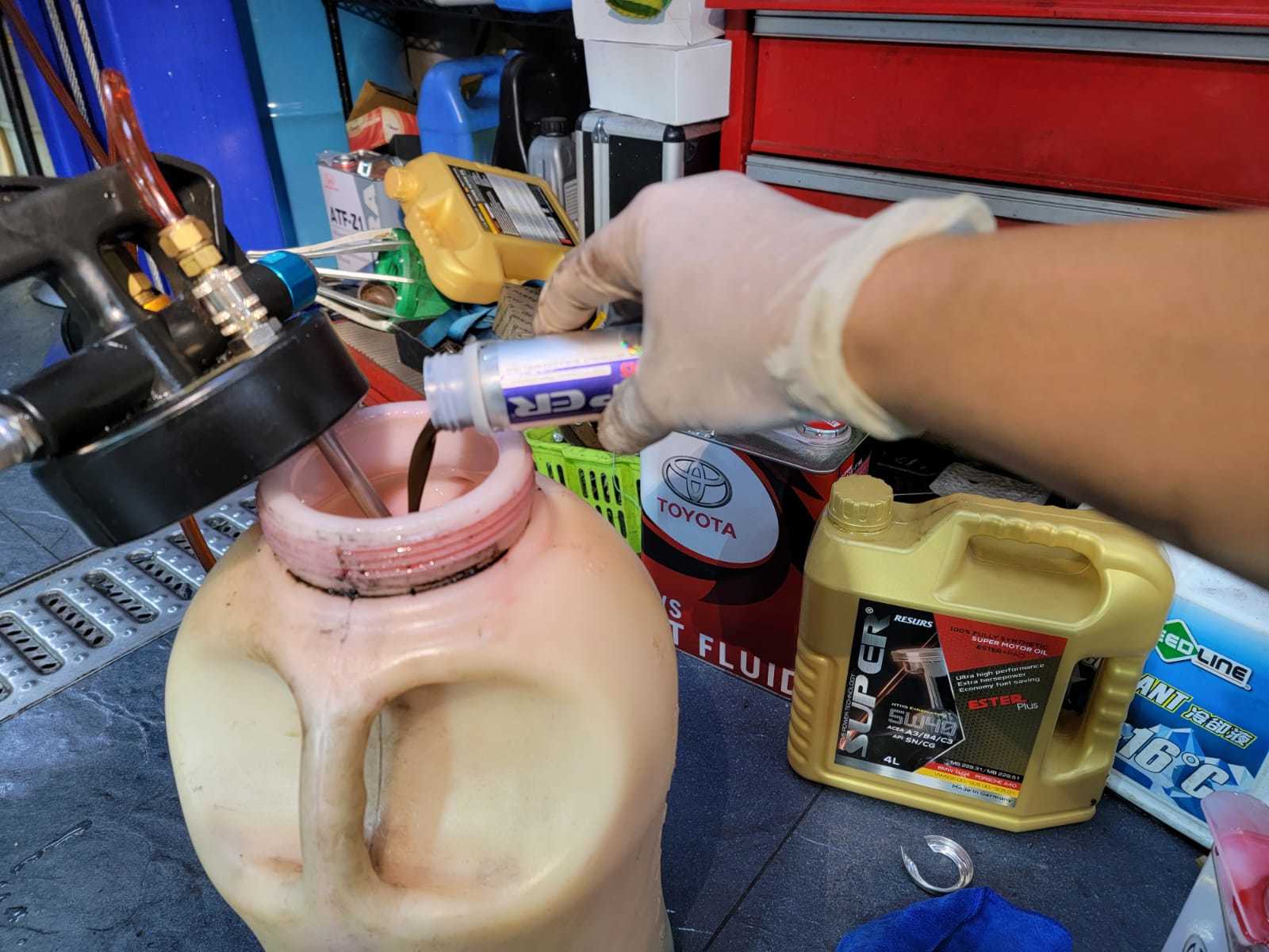 浚車汽車 豐田 大霸王 換油 保養 維修 super nano 波箱修復劑 AT Transmission restorer