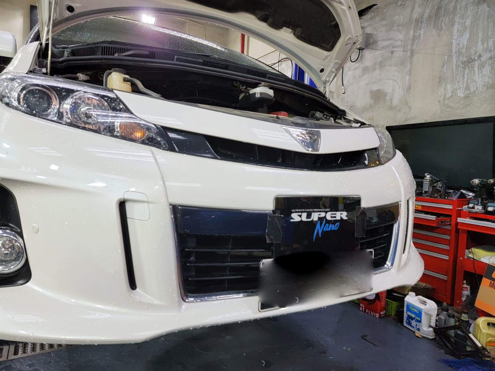 浚車汽車 toyota previa white 白色