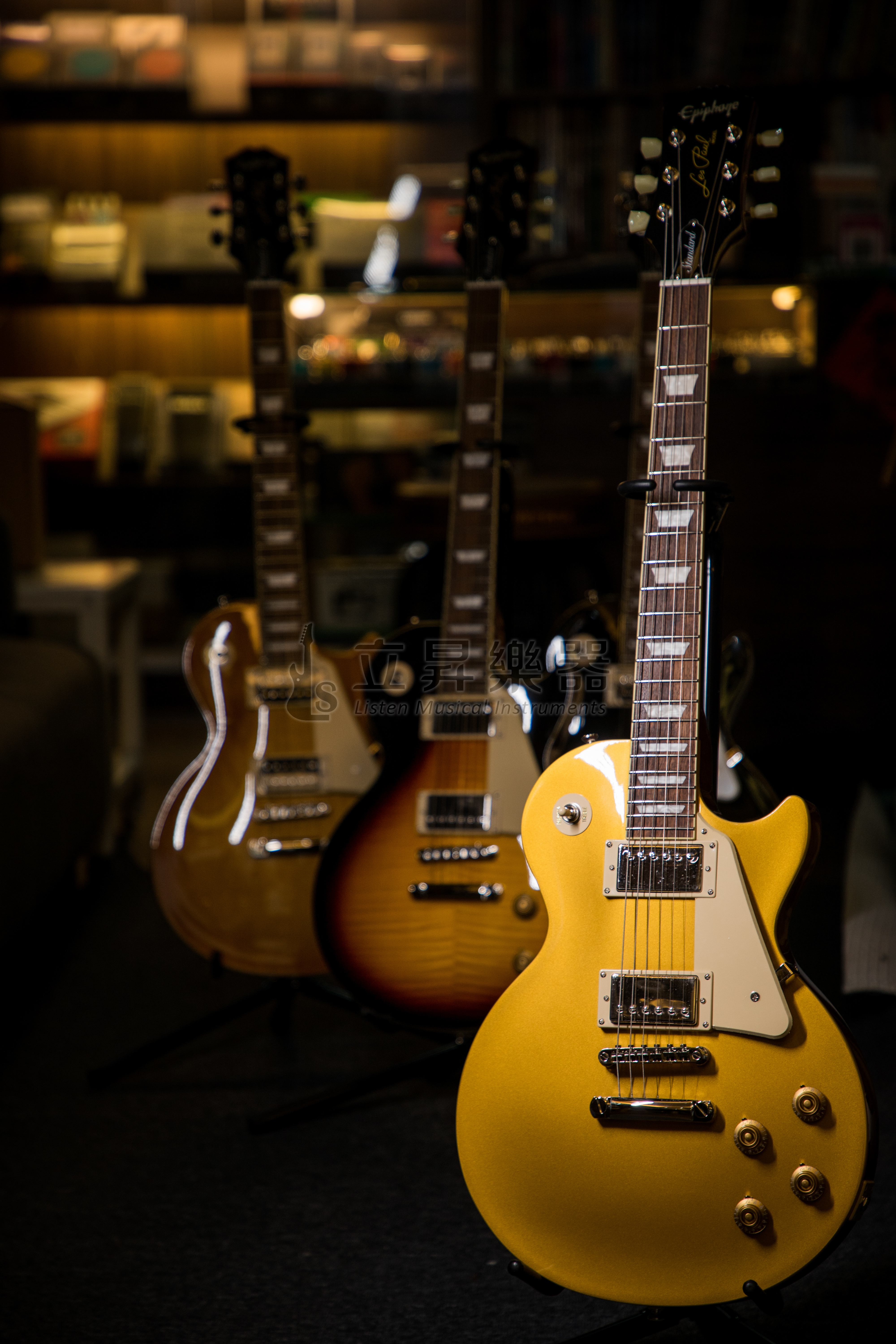 EPIPHONE Les Paul Standard '50s MG 系列 金色 電吉他