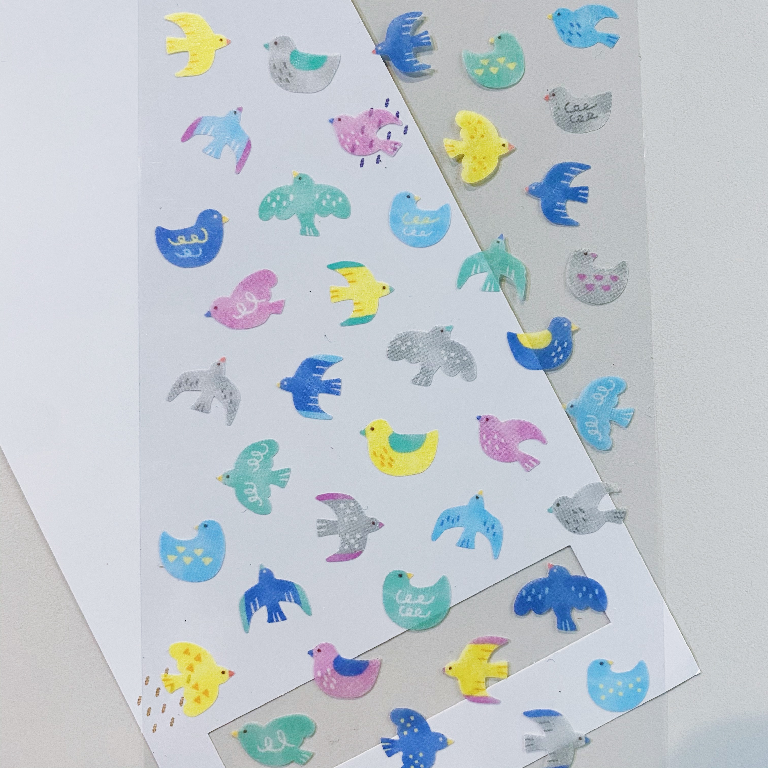 日本 mind wave 手帳和紙貼紙 小鳥 moi sticker