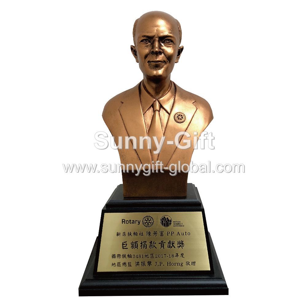 Paul Harris Fellow Award on Wood Base