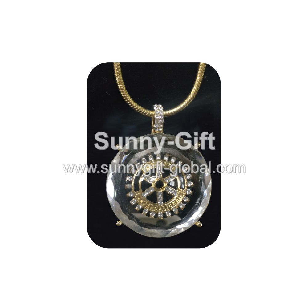 Rotary-Crystal Necklace