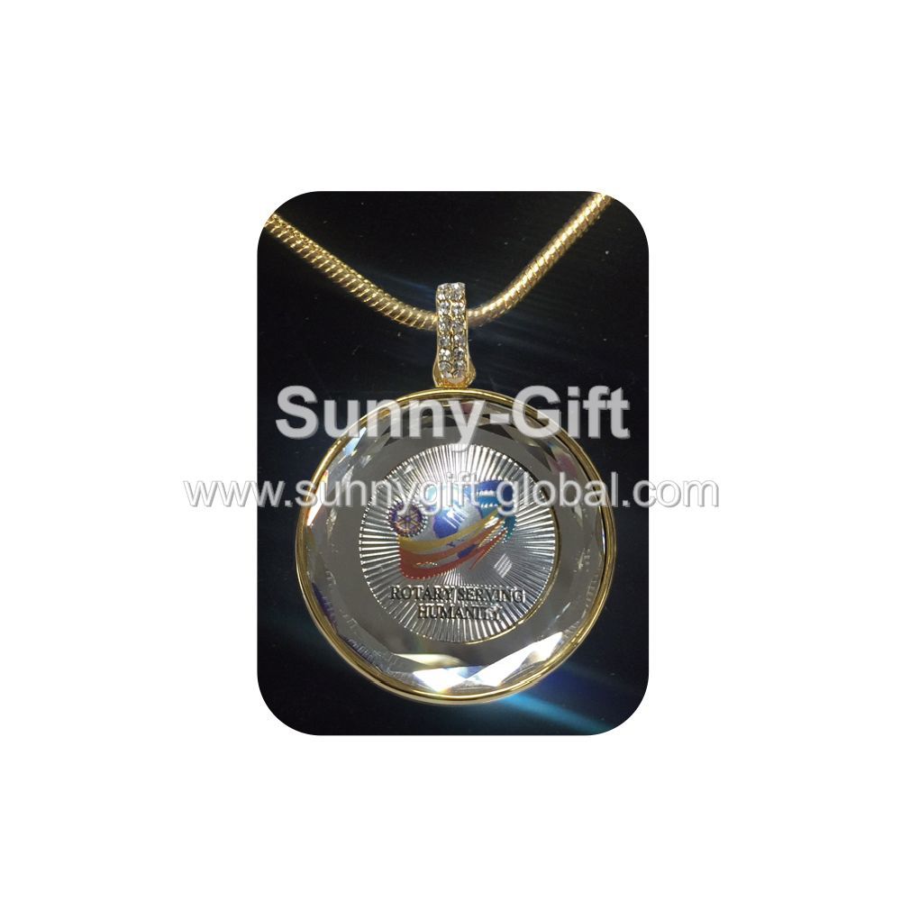 Rotary-diamond necklace