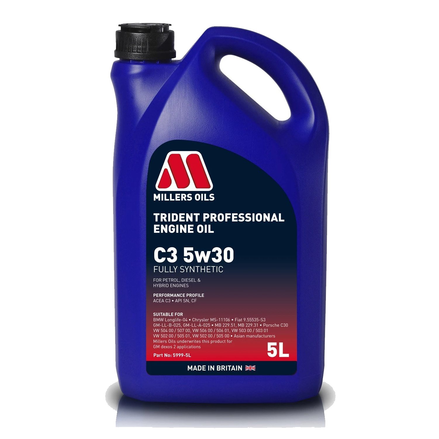 英國 Millers Trident Professional C3 5w30 全合成機油