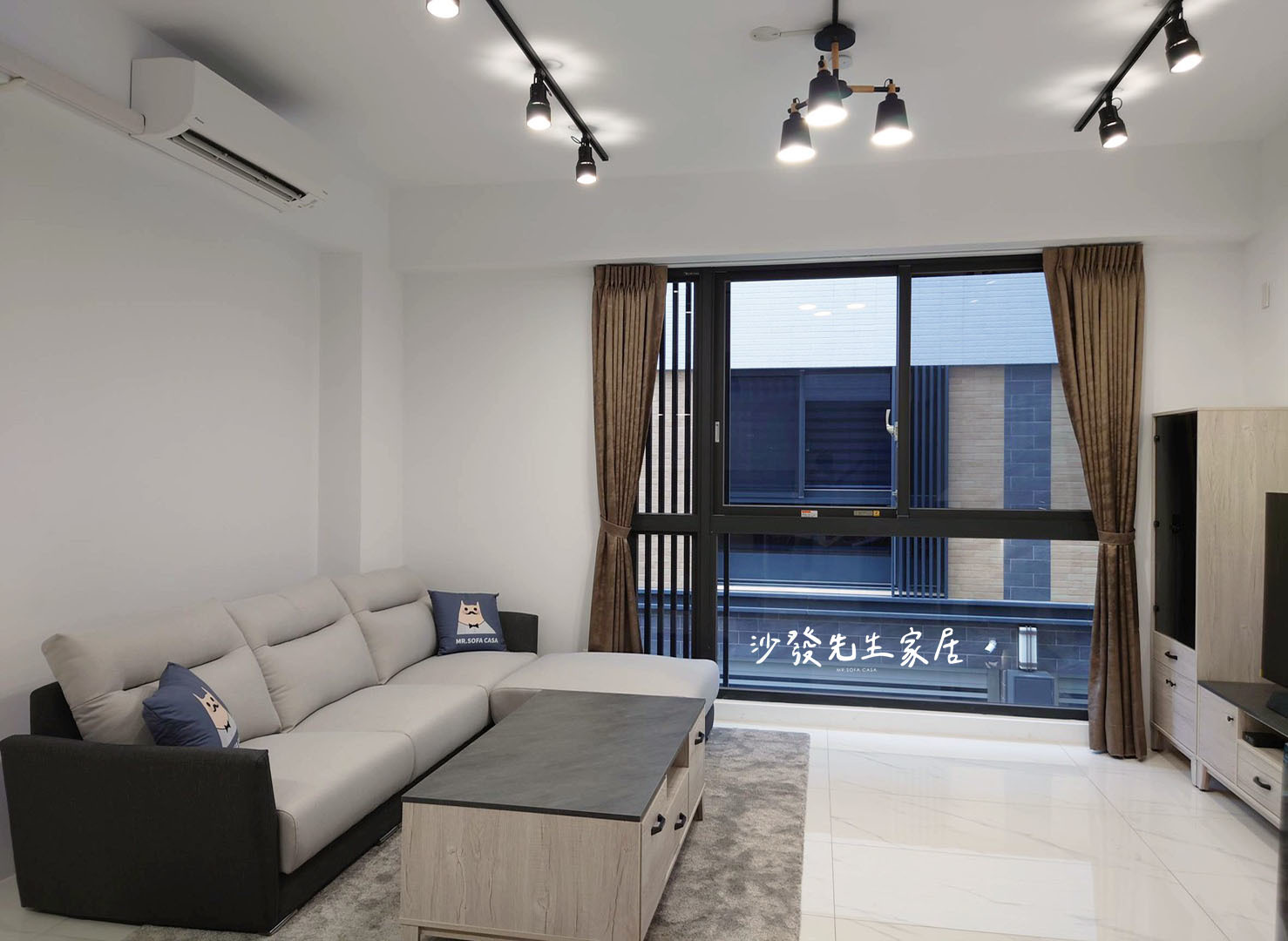 普羅沙發，布料為涼感貓抓布