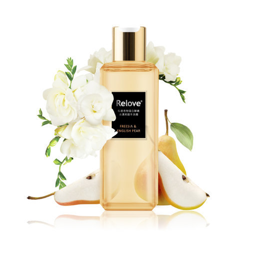 RELOVE 蛋白酵素去漬抑菌手洗精 小蒼蘭與英國梨 220ml