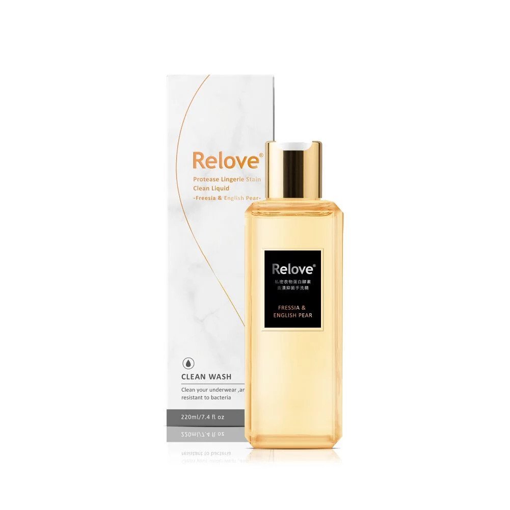 RELOVE 蛋白酵素去漬抑菌手洗精 小蒼蘭與英國梨 220ml