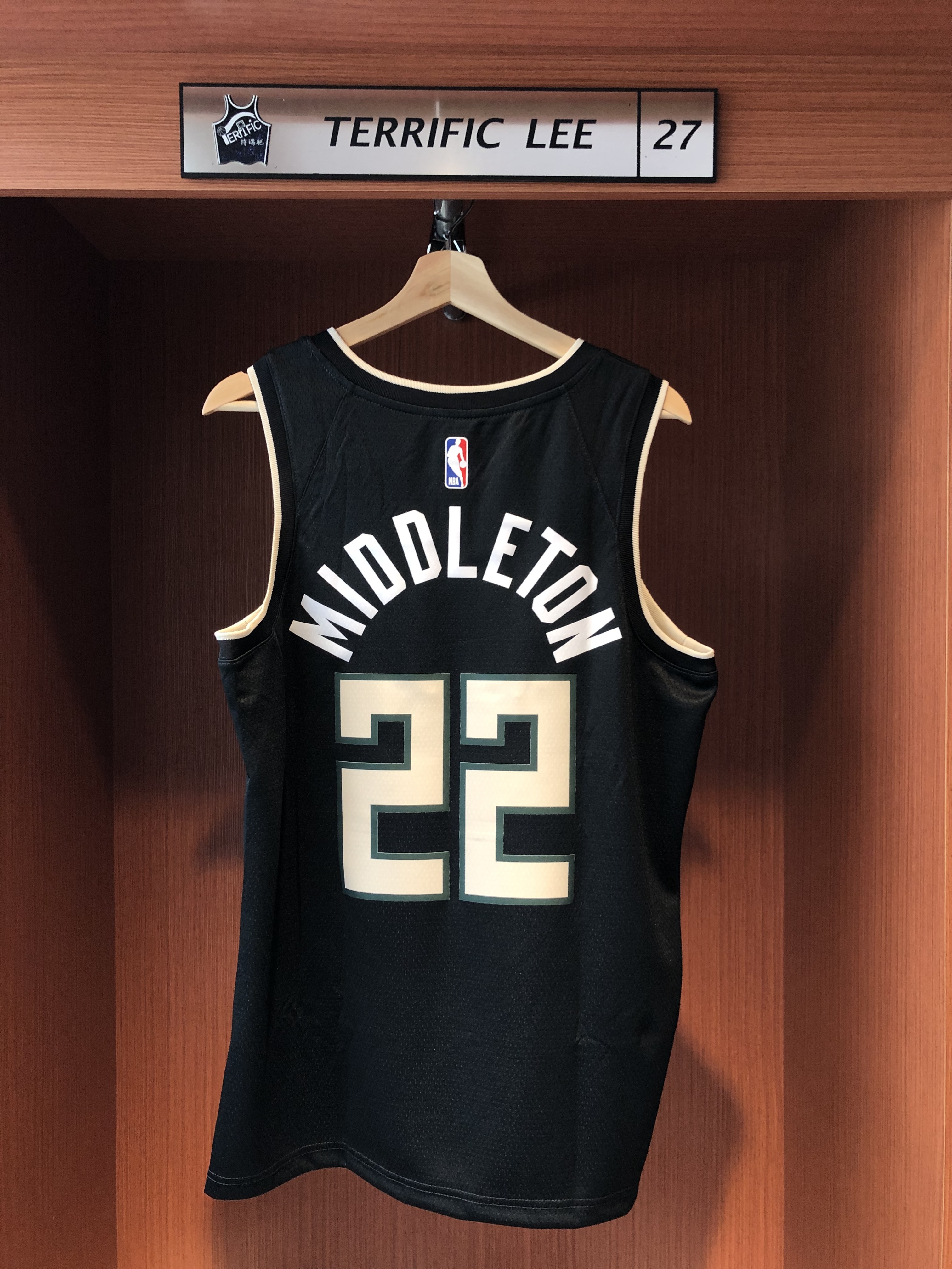 NBA球衣 Khris Middleton 密爾瓦基公鹿黑 Statement Jordan Swingman 球迷版 熱轉印 全新
