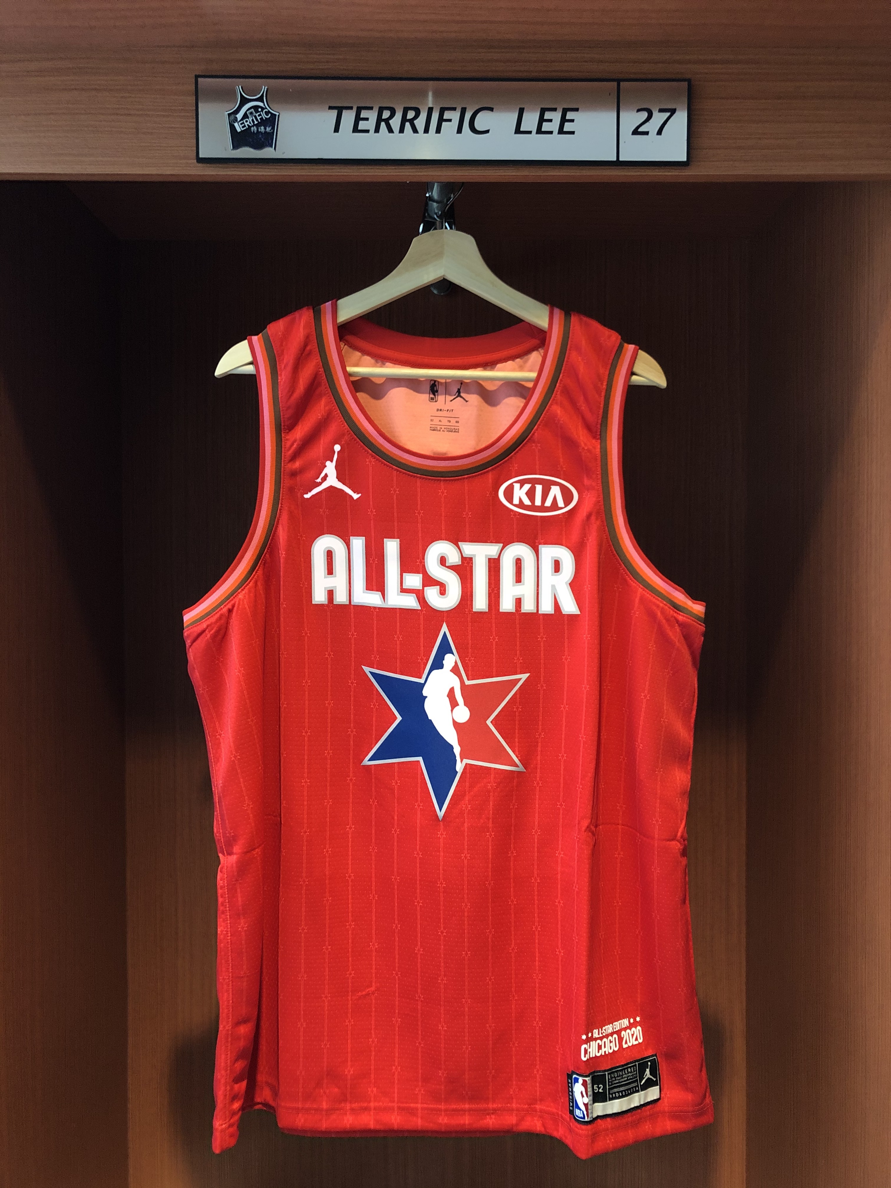 NBA球衣 Luka Doncic 19-20 明星賽 紅 All Star Jordan Swingman 球迷版 熱轉印 含贊助商標 全新