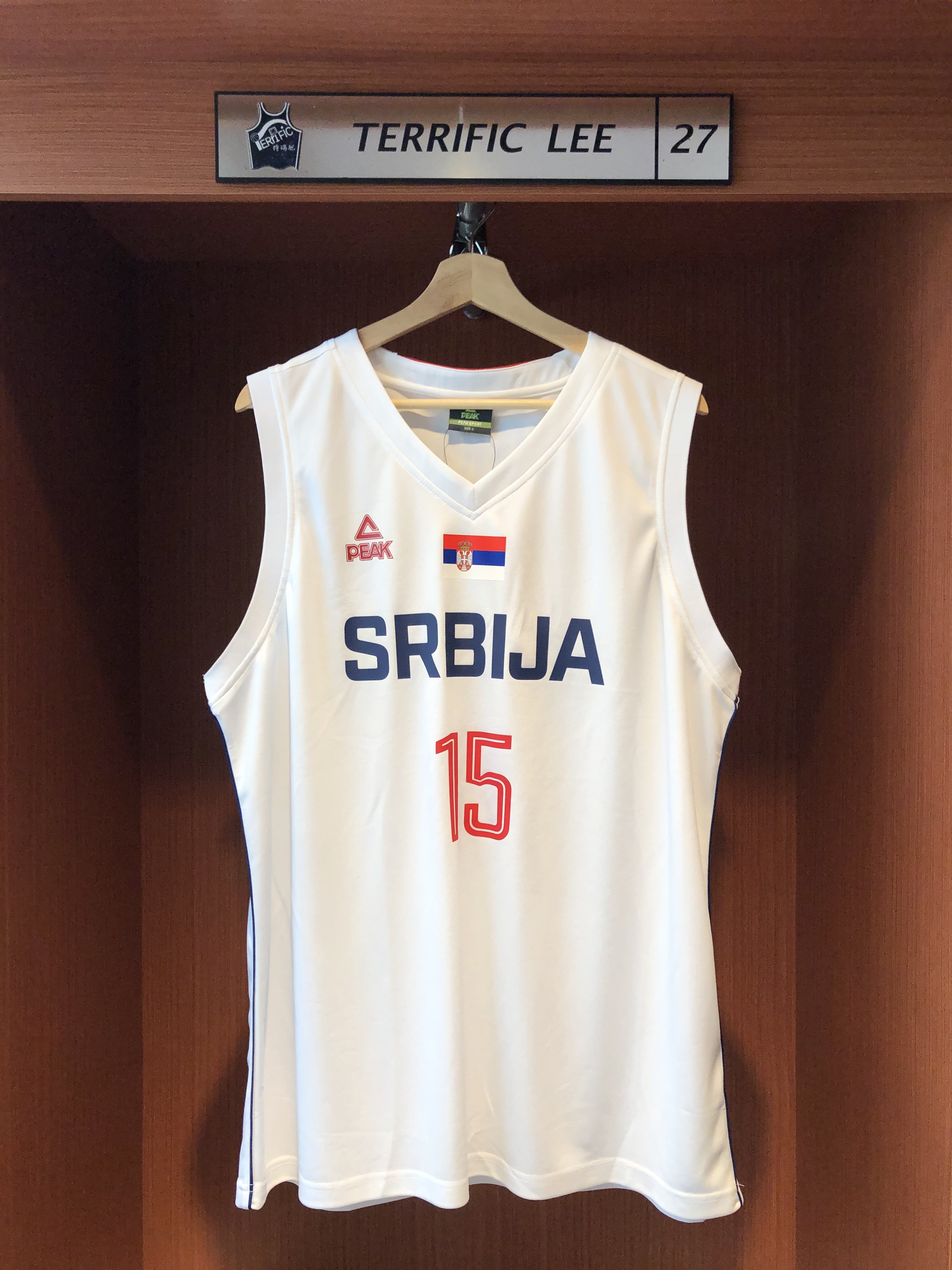 NBA球衣 Nikola Jokic 塞爾維亞白 Peak Replica 球迷版 燙印 全新