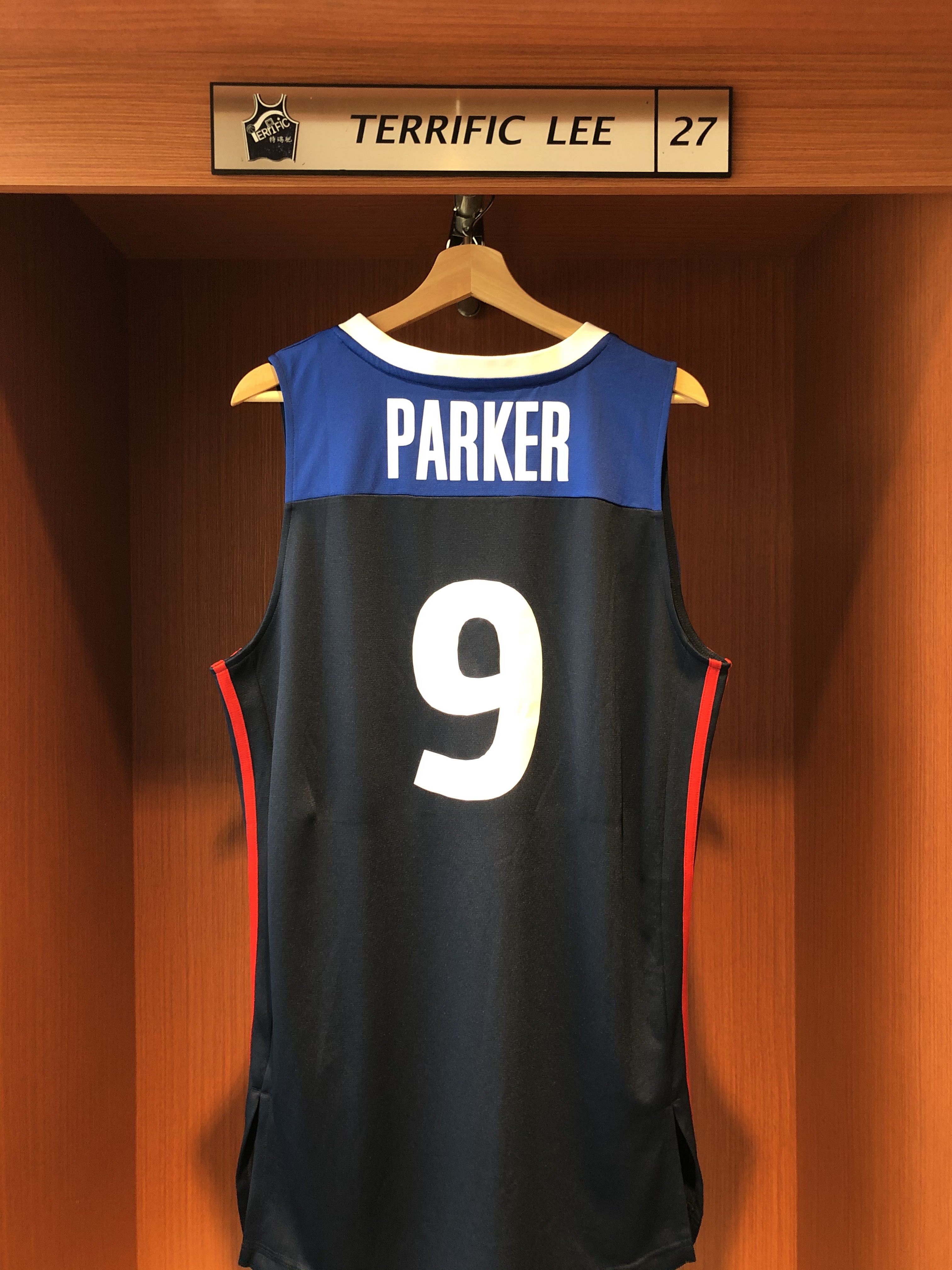 NBA球衣 Tony Parker France 法國隊深藍 Adidas Replica 球迷版 燙印 全新