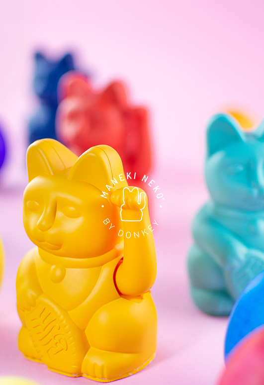 德國品牌DONKEY 幸運繽紛 祈福招財貓 - 迷你版
