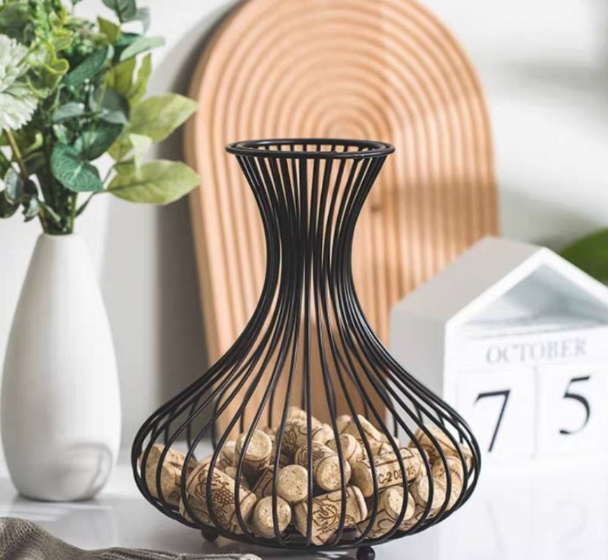 北歐風紅酒塞收藏籃