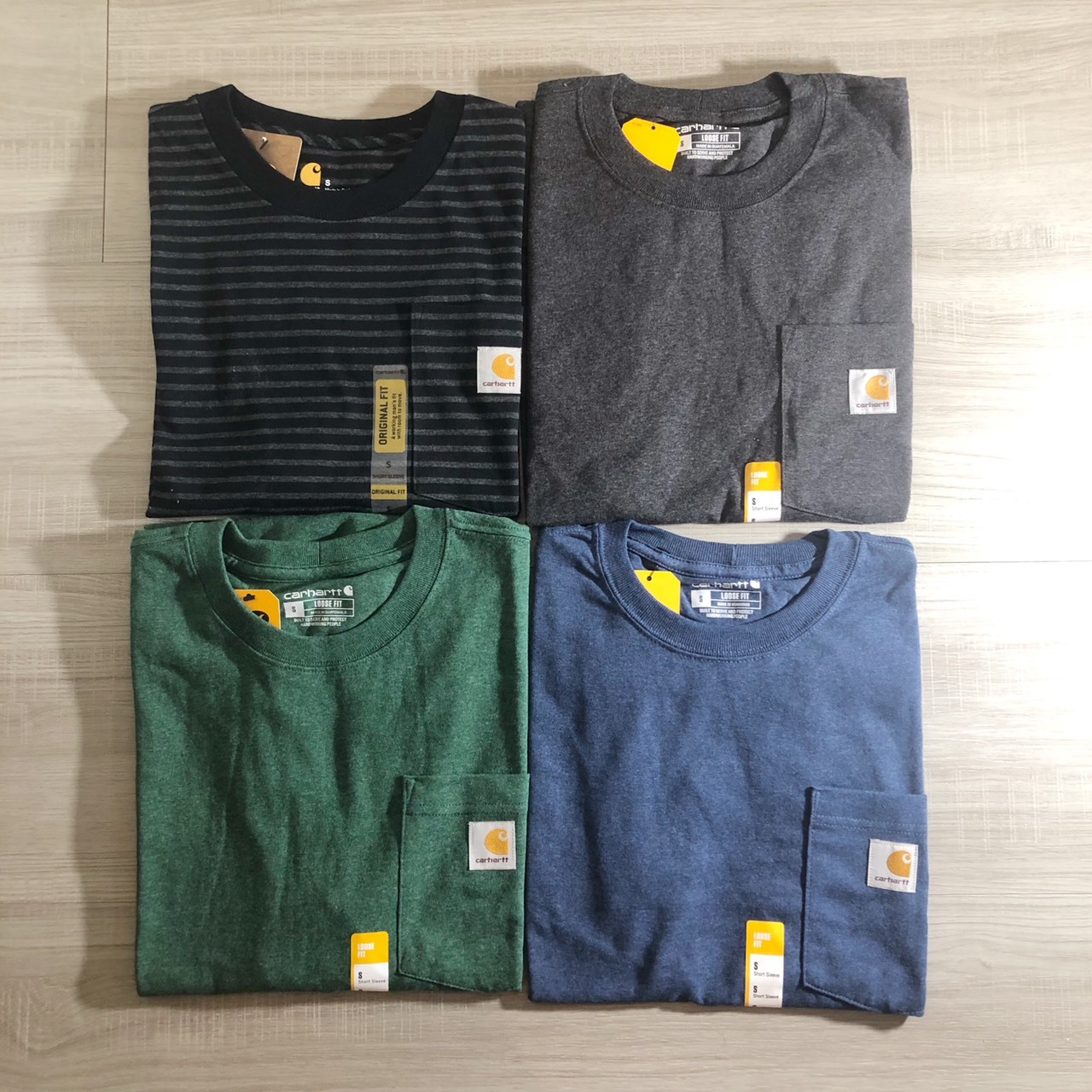CARHARTT K87 口袋短T LOGO 水洗 雪花 素T 素面 短TEE 百搭 熱門款