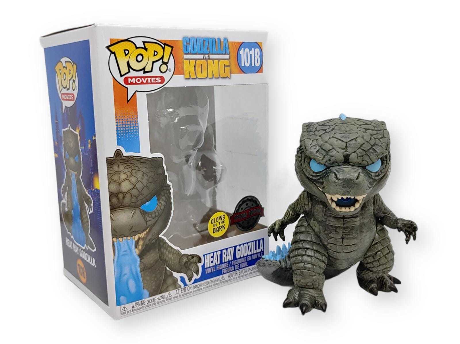 FUNKO POP<哥斯拉大戰金剛>哥斯拉_天藍火焰(夜光版)-No.1018