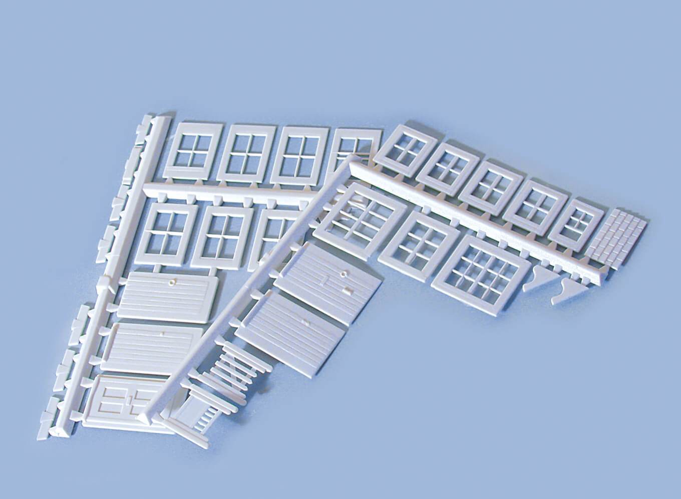 Peco SS86 HO/OO規  窗戶 門 大門 門廊