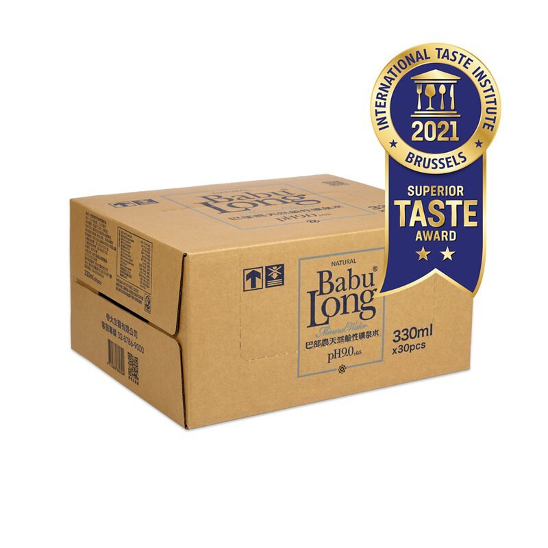 巴部農天然鹼性火山岩礦泉水 330ml 30入/箱 【水中黃金，恆定pH9.0】