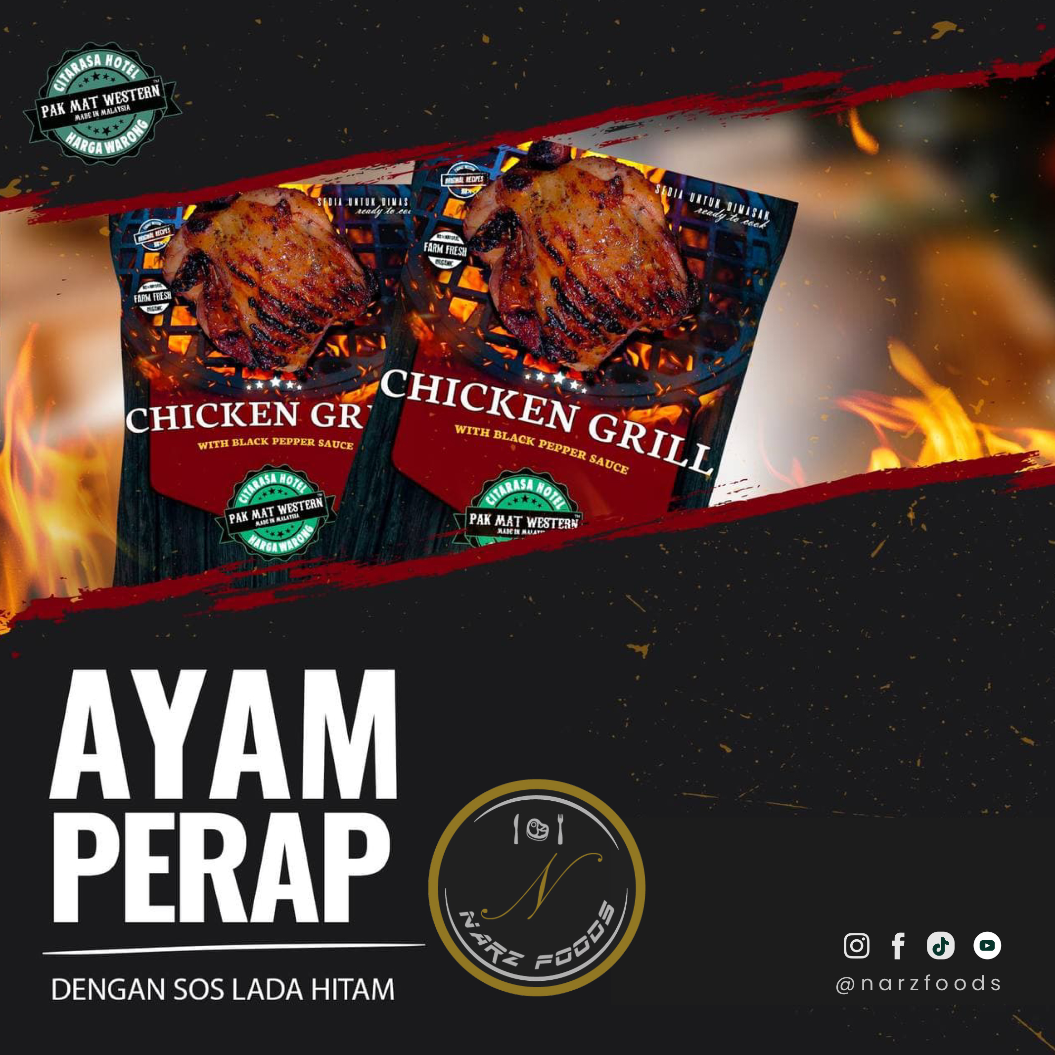 Pak Mat Western Ayam Perap