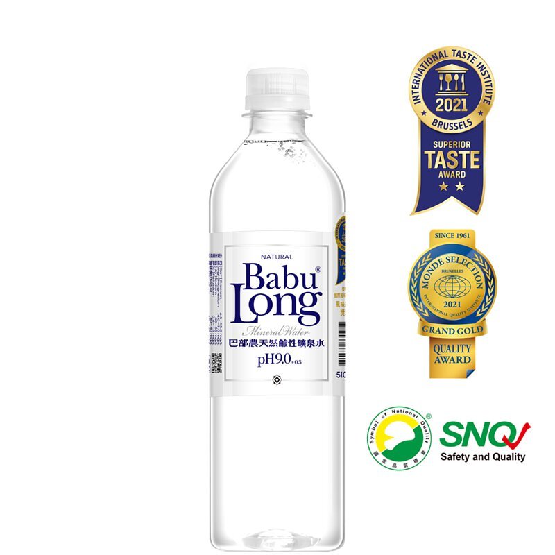 巴部農天然鹼性火山岩礦泉水 510ml 24入/箱 【水中黃金，恆定pH9.0】