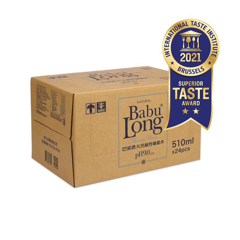 巴部農天然鹼性火山岩礦泉水 510ml 24入/箱 【水中黃金，恆定pH9.0】