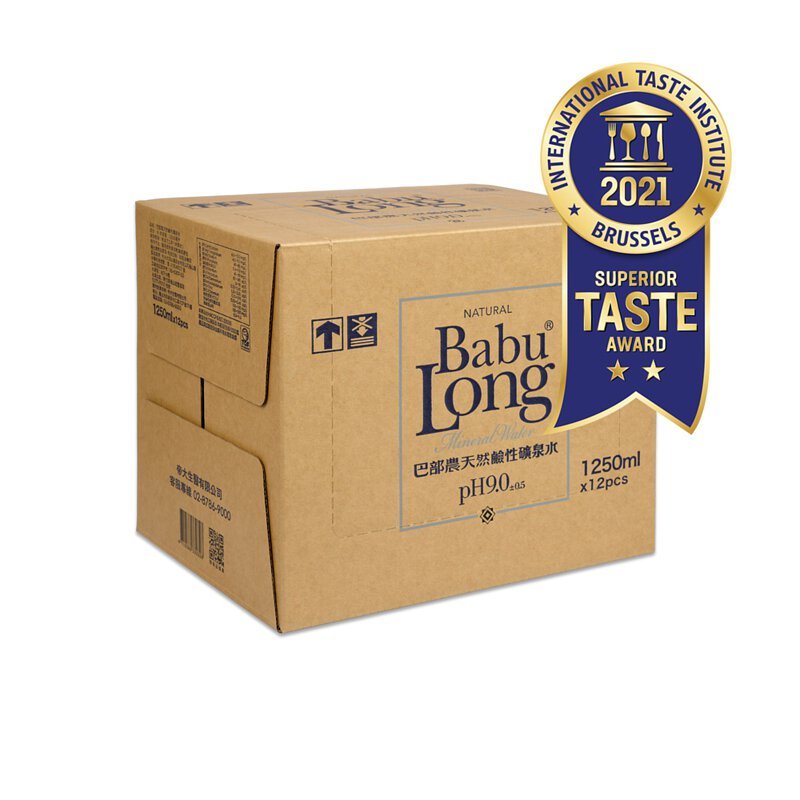 巴部農天然鹼性火山岩礦泉水 1250ml 12入/箱  【水中黃金，恆定pH9.0】