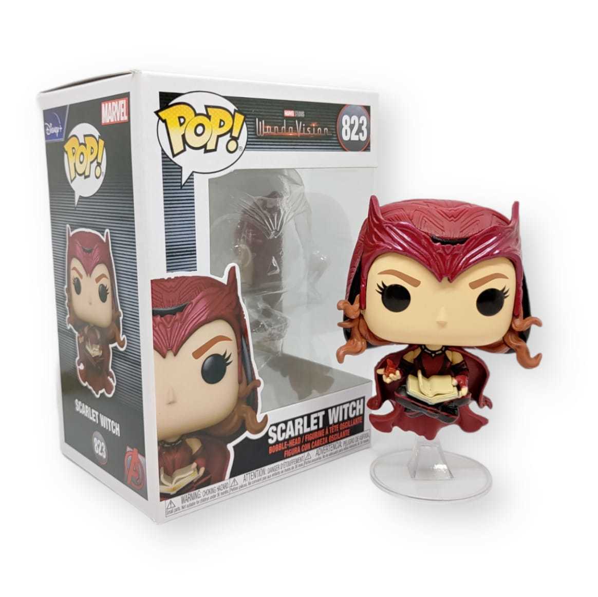 FUNKO POP<溫黛與幻視>緋紅女巫_黑暗神書-NO.823