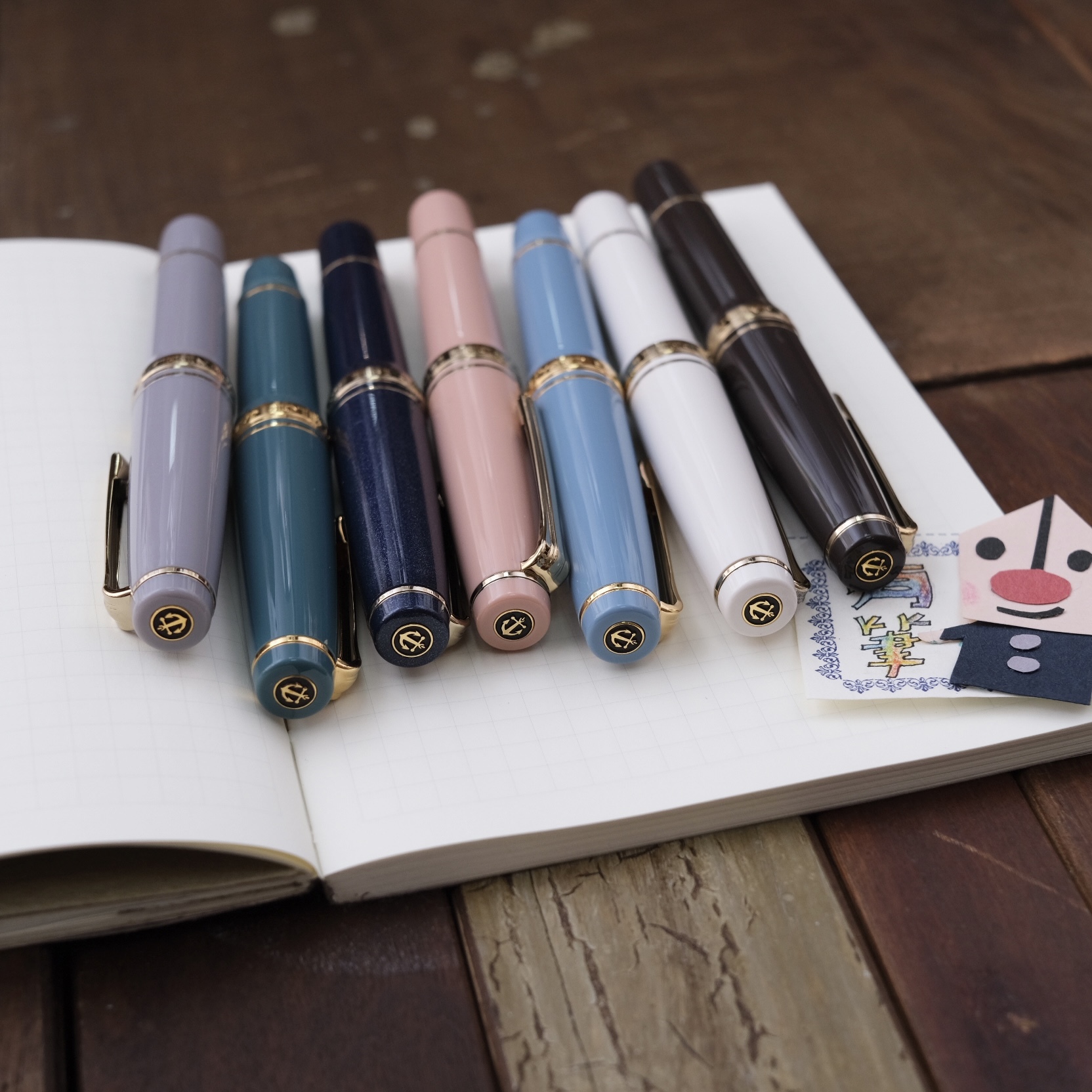 Sailor mini 14k ProGear MF 中細字 短鋼筆｜寫樂 日本