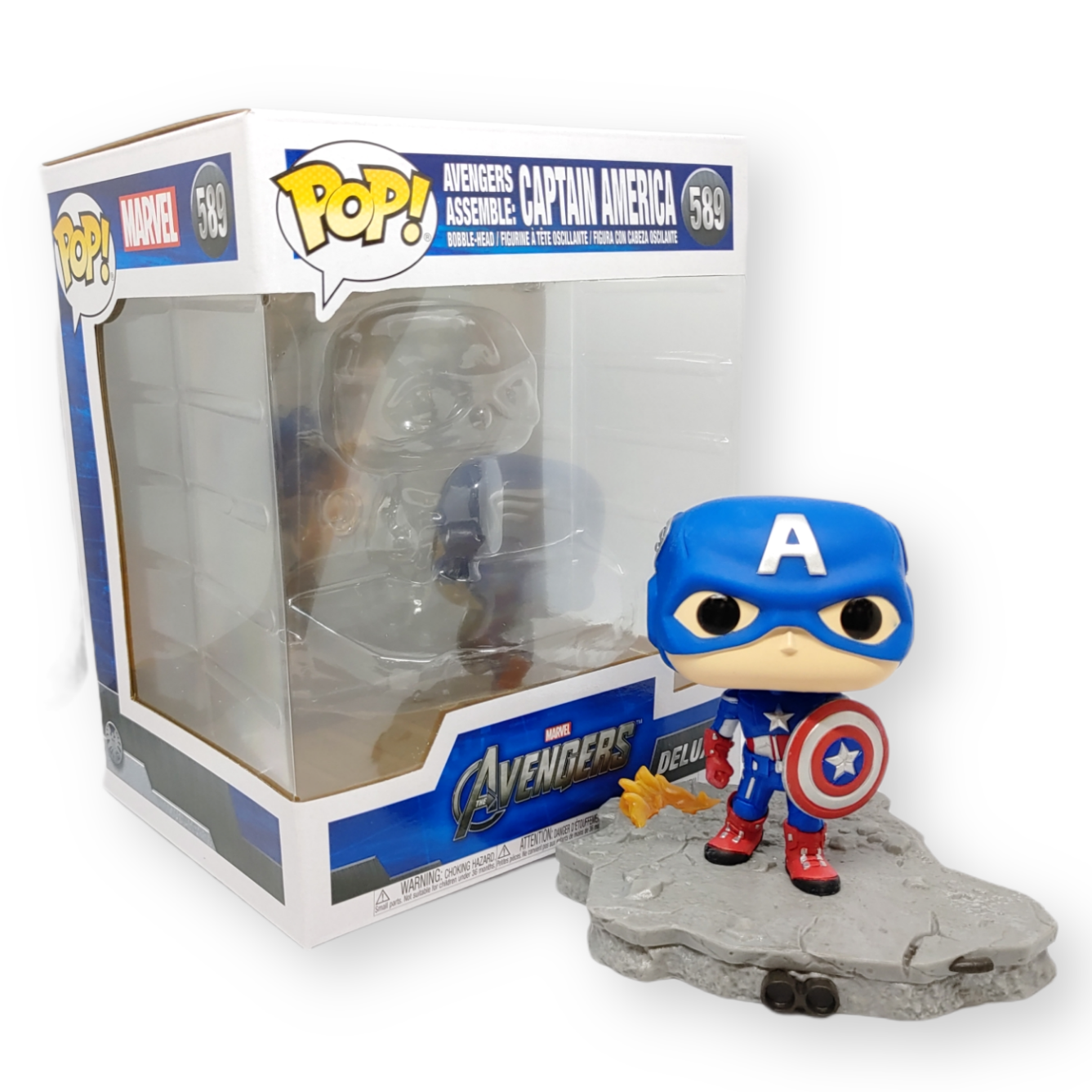 FUNKO POP<復仇者聯盟>美國隊長(豪華版)-NO.589