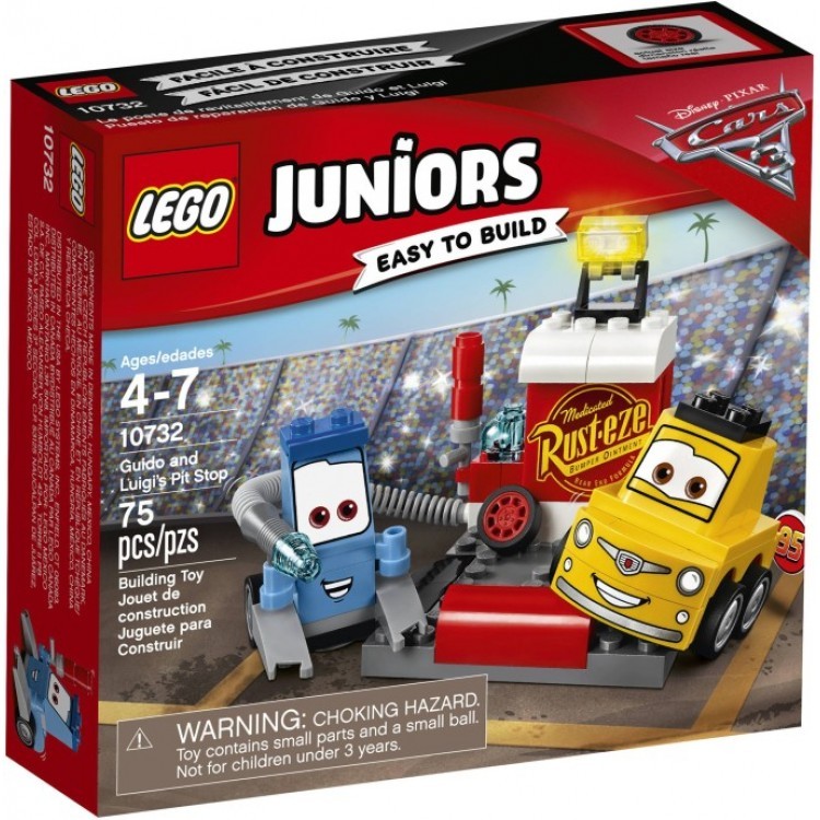 LEGO Juniors 10732: Guido and Luigi s Pit Stop