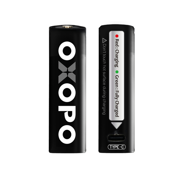 OXOPO【XC系列】18650 快充鋰電池 1入 內附USB Type-C充電線(XC-18650-1)