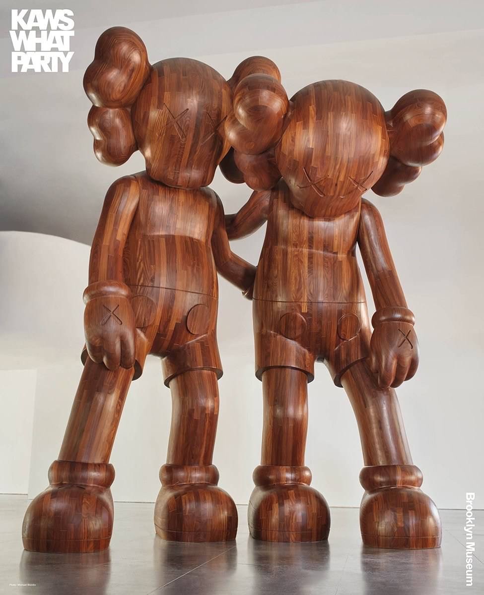 限量單品 KAWS BROOKLYN MUSEUM ALONG THE WAY POSTER 布魯克林美術館限定 同伴互相扶持 大海報
