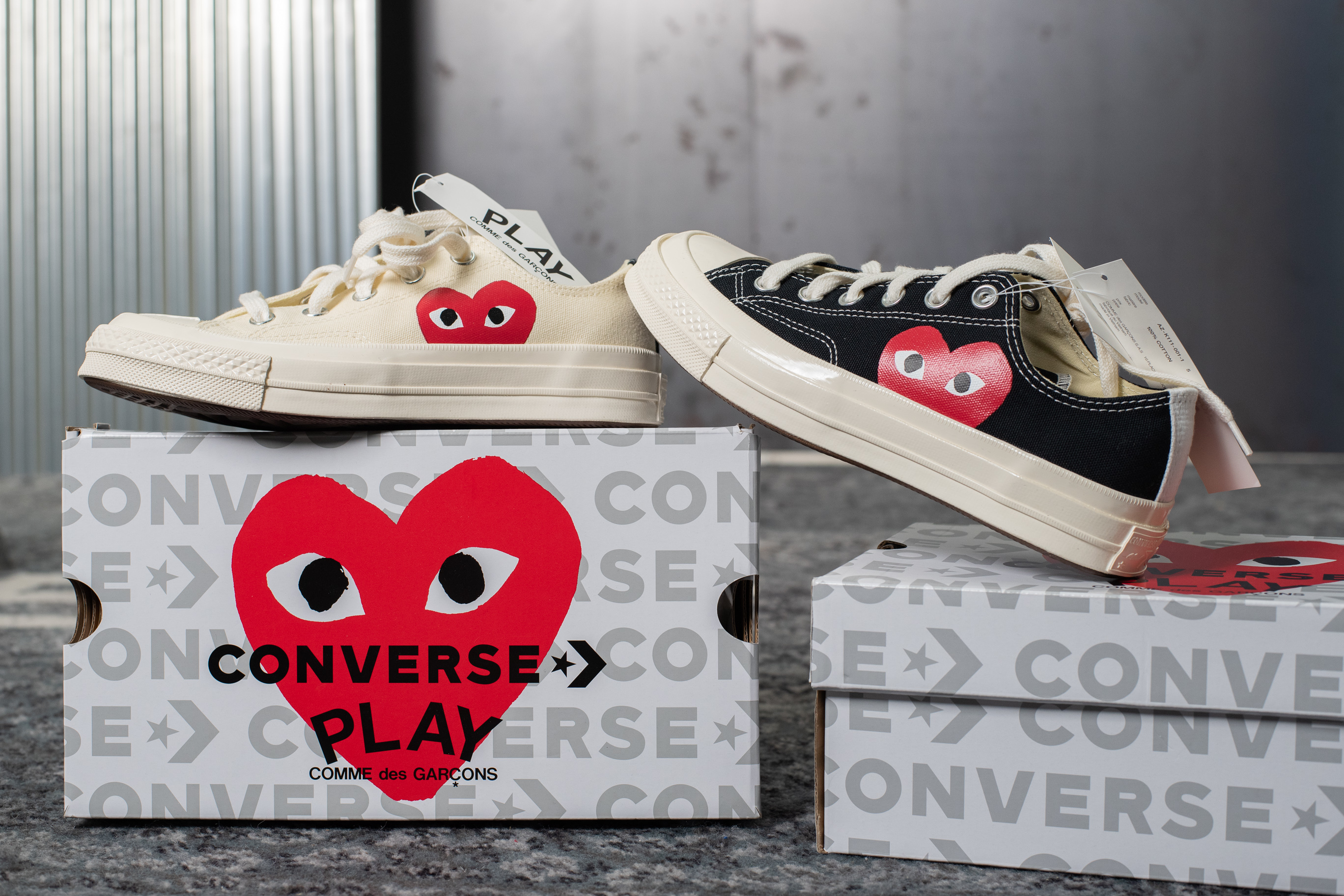 CONVERSE X COMME DES GARCONS PLAY XCHUCK TAYLOR 1970S O