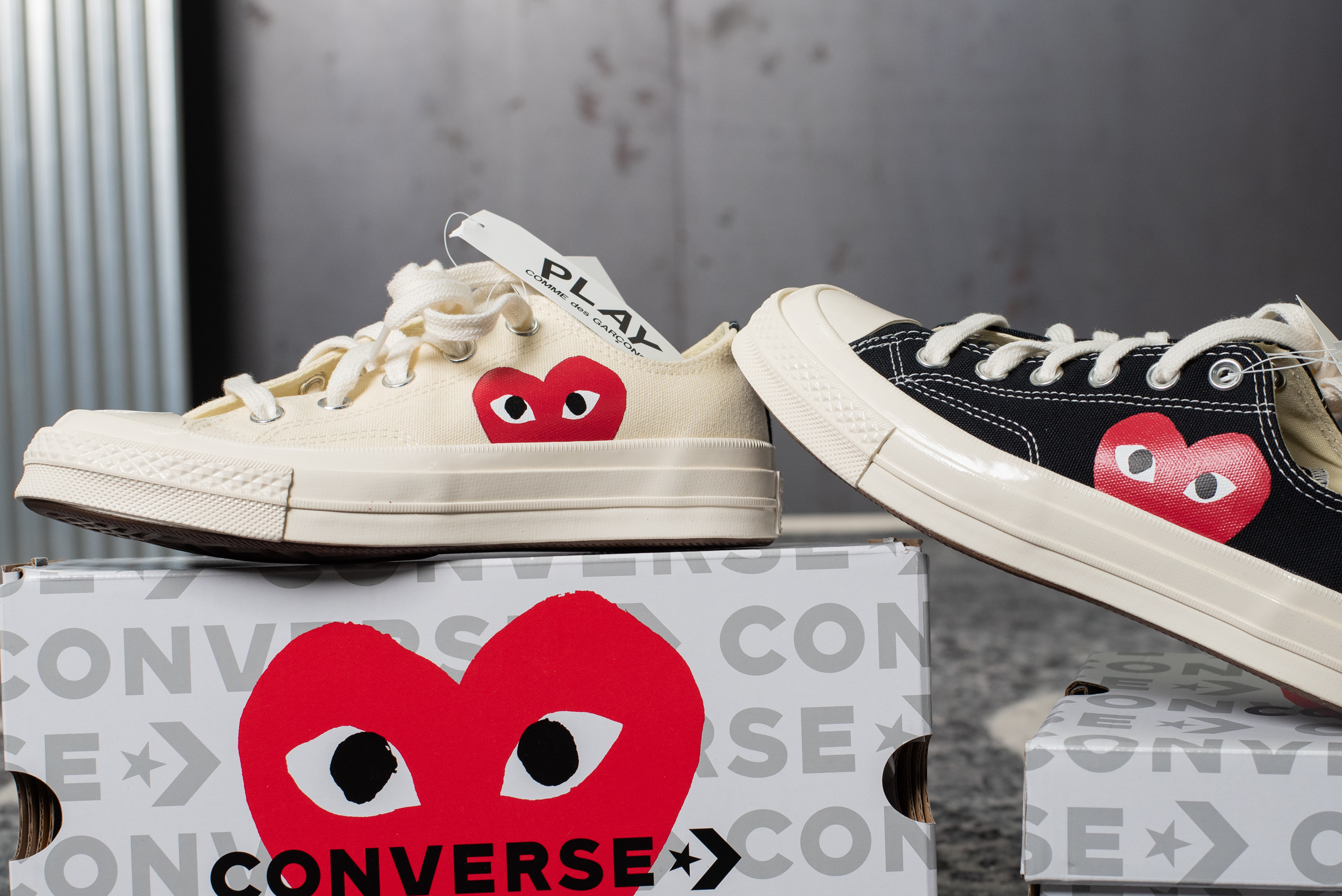 CONVERSE X COMME DES GARCONS PLAY XCHUCK TAYLOR 1970S O