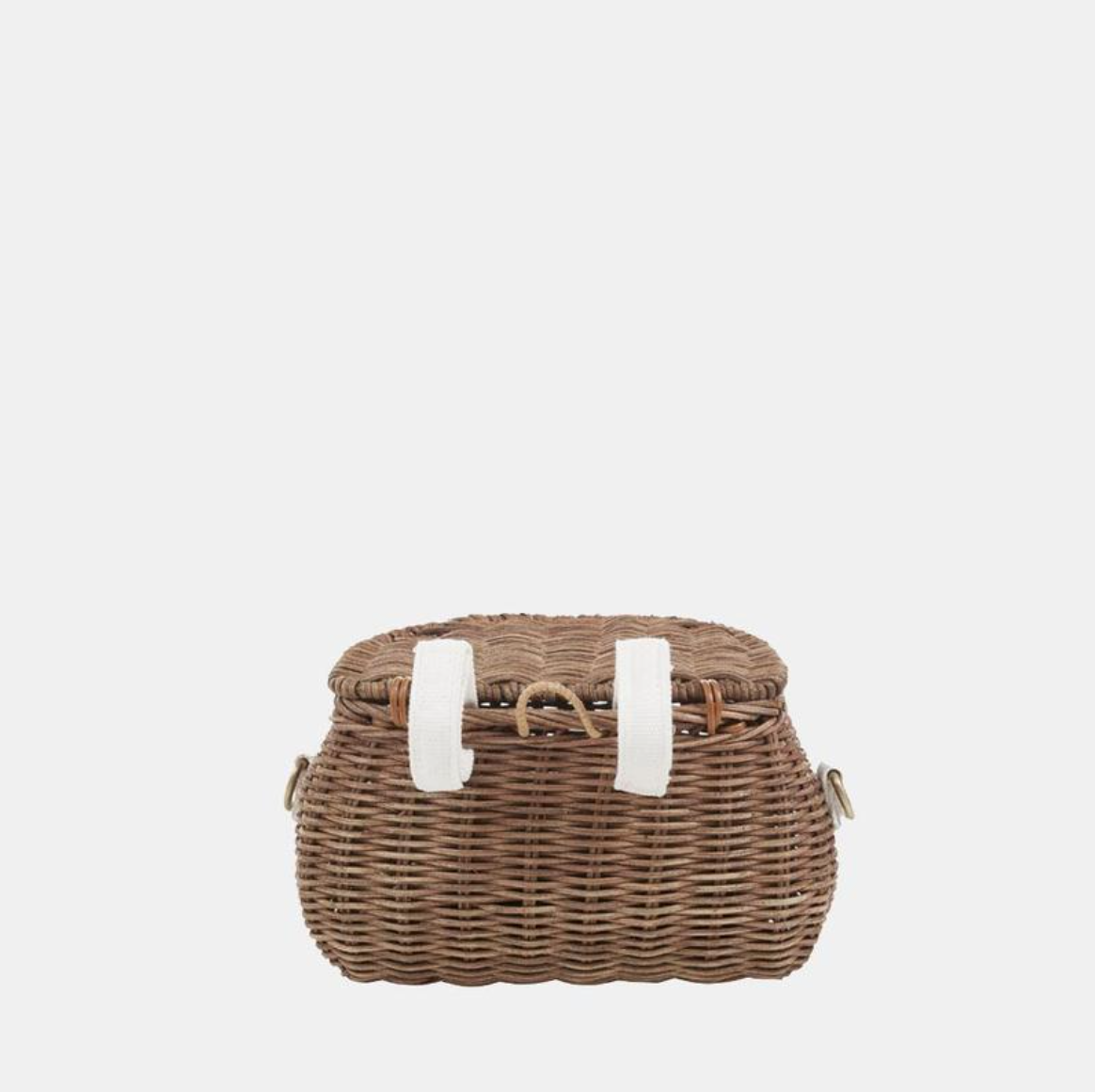 OLLI ELLA - Mini Chari Rattan Bag（Natural）