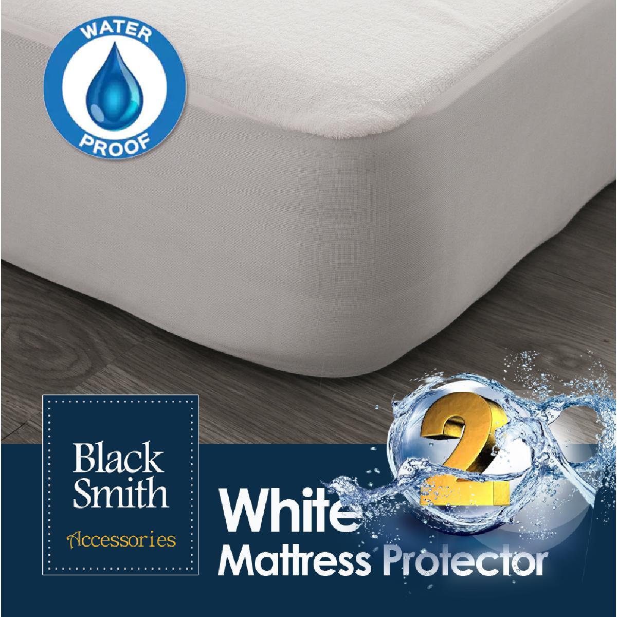 Black Smith - 白色-(第2代)高透氣防水床笠 (單人/雙人/雙人加大/加大/特大)