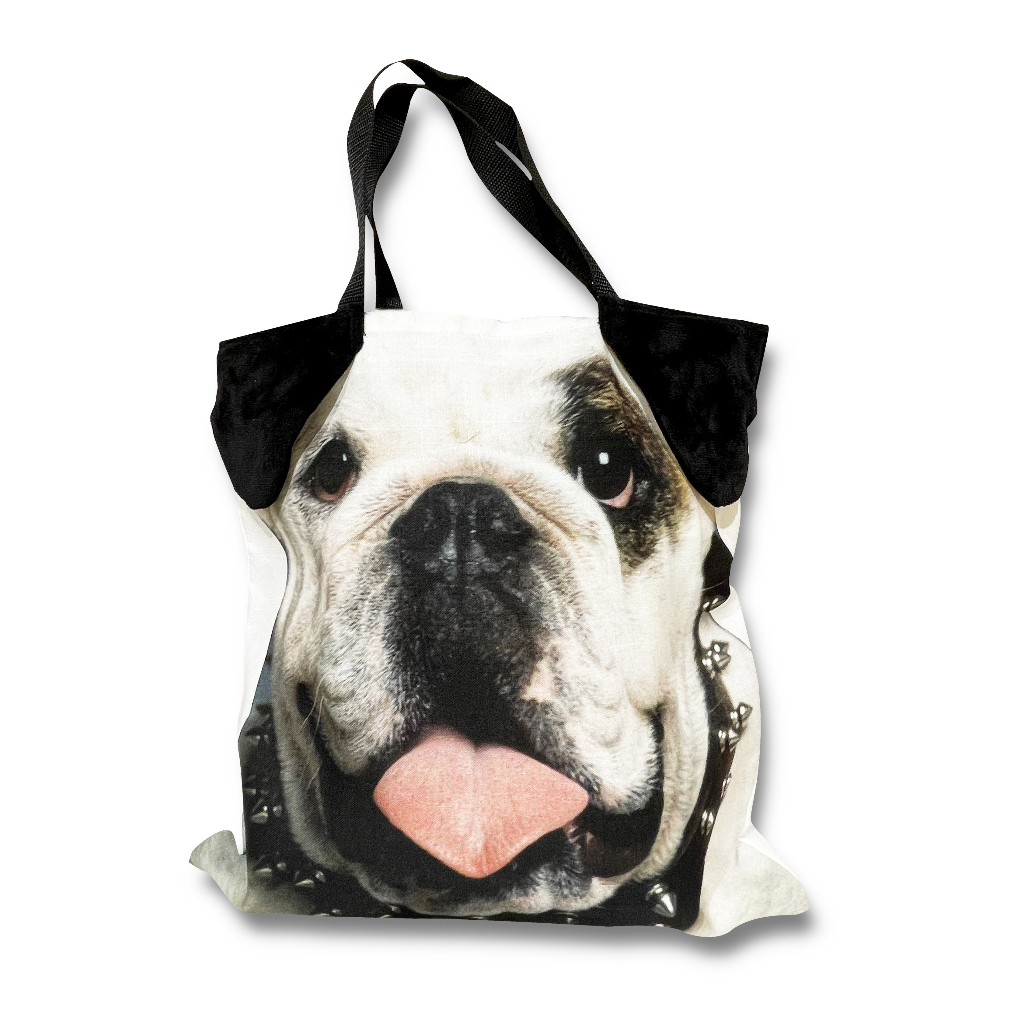 3D立體鬥牛犬Tote Bag