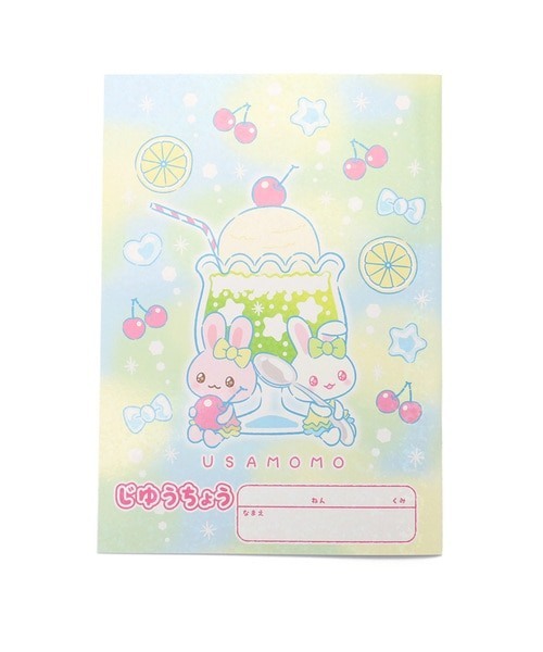 日本Usamomo萌兔桃桃-筆記本-B5 蘇打汽水