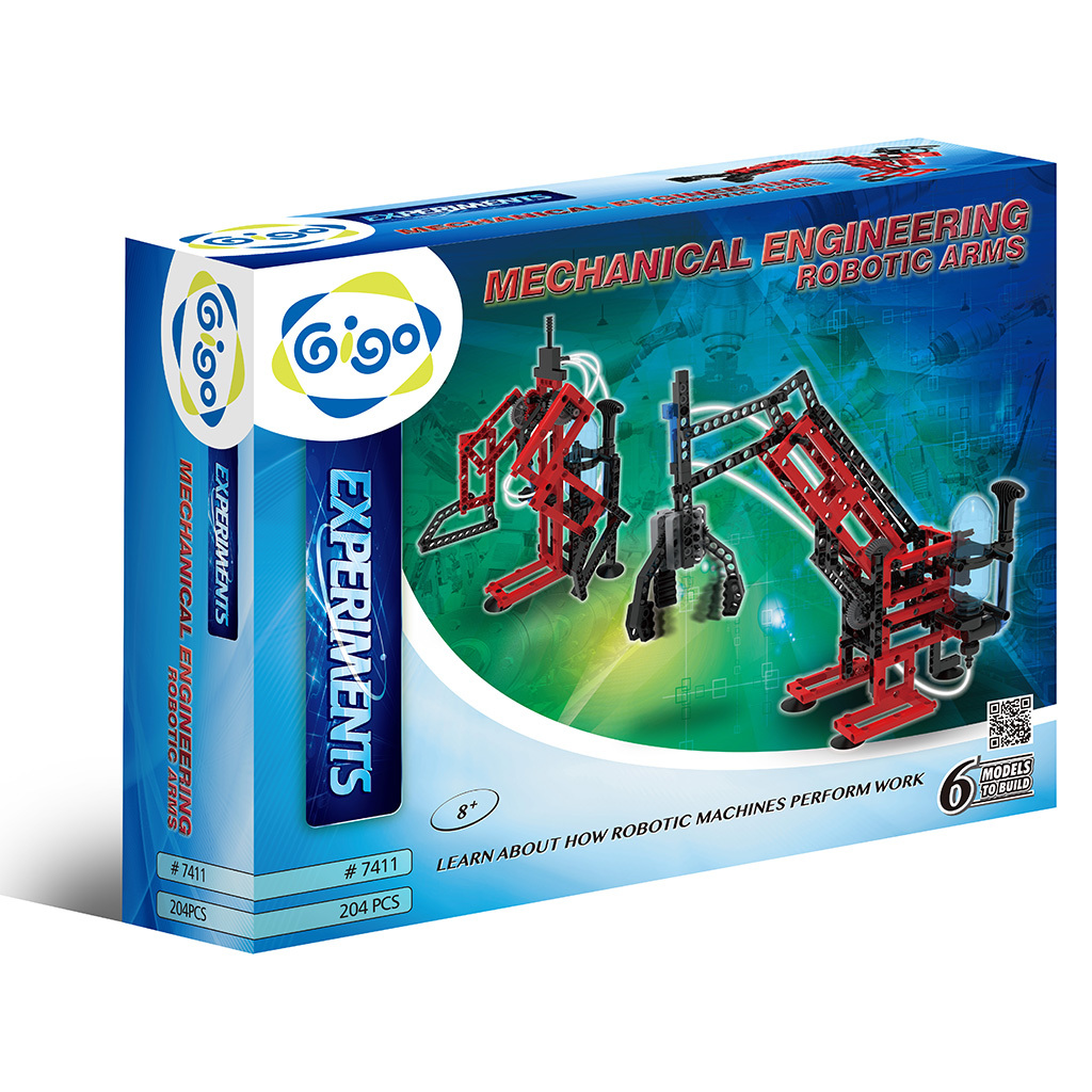 STEM 科技積木：創新科技系列-氣壓動能機械手臂