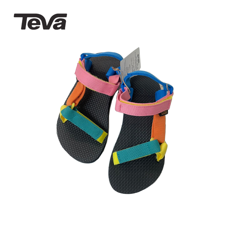 TEVA 童鞋 Original Universal 經典緹花織帶涼鞋 - TV1116656CSMU