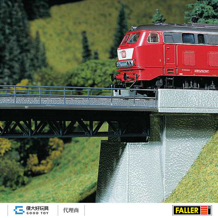 Faller 180403 (HO) 鐵欄杆 (12入) 1820 mm