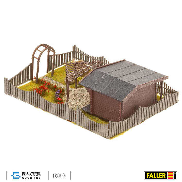 Faller 180491 (HO) 社區農圃.花園 避暑小屋