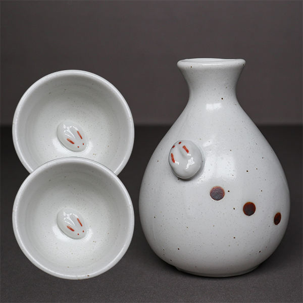 【美濃燒】月兔 清酒器組