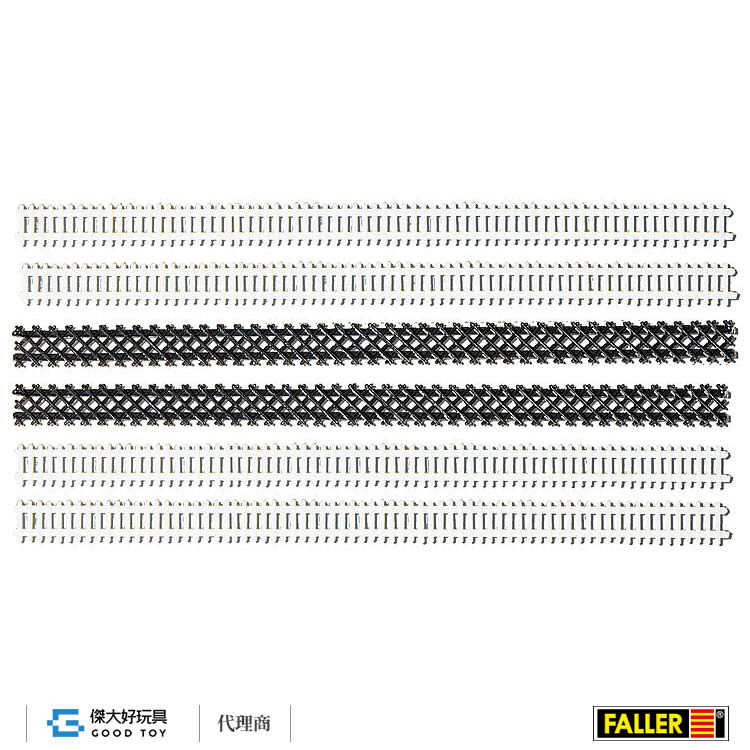 Faller 180402 (HO) 圍欄2款 (6入) 1080 mm