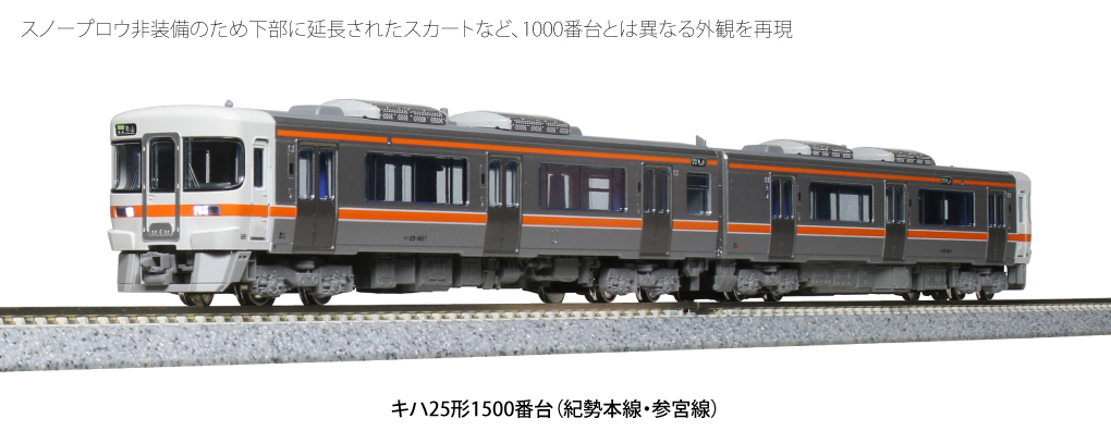 Kato 10-1372 N規 25形 1500番台 (紀勢本線.參宮線) 電車.2輛