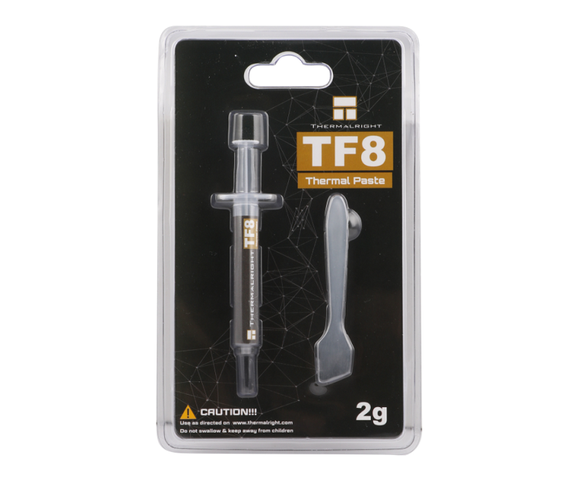 米特3C數位–利民 TF8 極限效能型 2公克 導熱係數13.8 W/mK 散熱膏