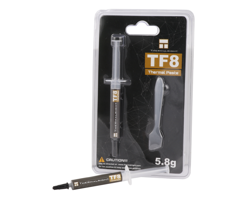 米特3C數位–利民 TF8 極限效能型 5.8公克 導熱係數13.8 W/mK 散熱膏