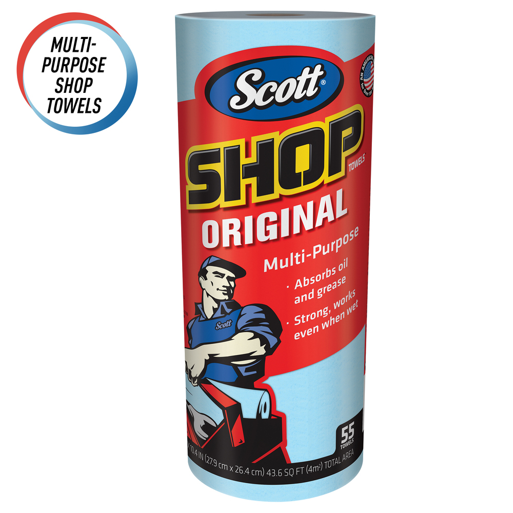 Scott Shop Original Towels, 55 Towels Per Roll