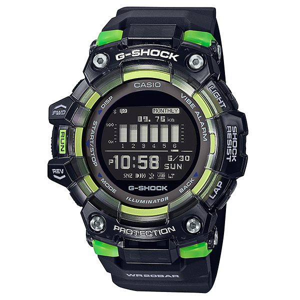 Casio G-Shock 「G-SQAUD」 運動系列手錶 GBD-100SM-1