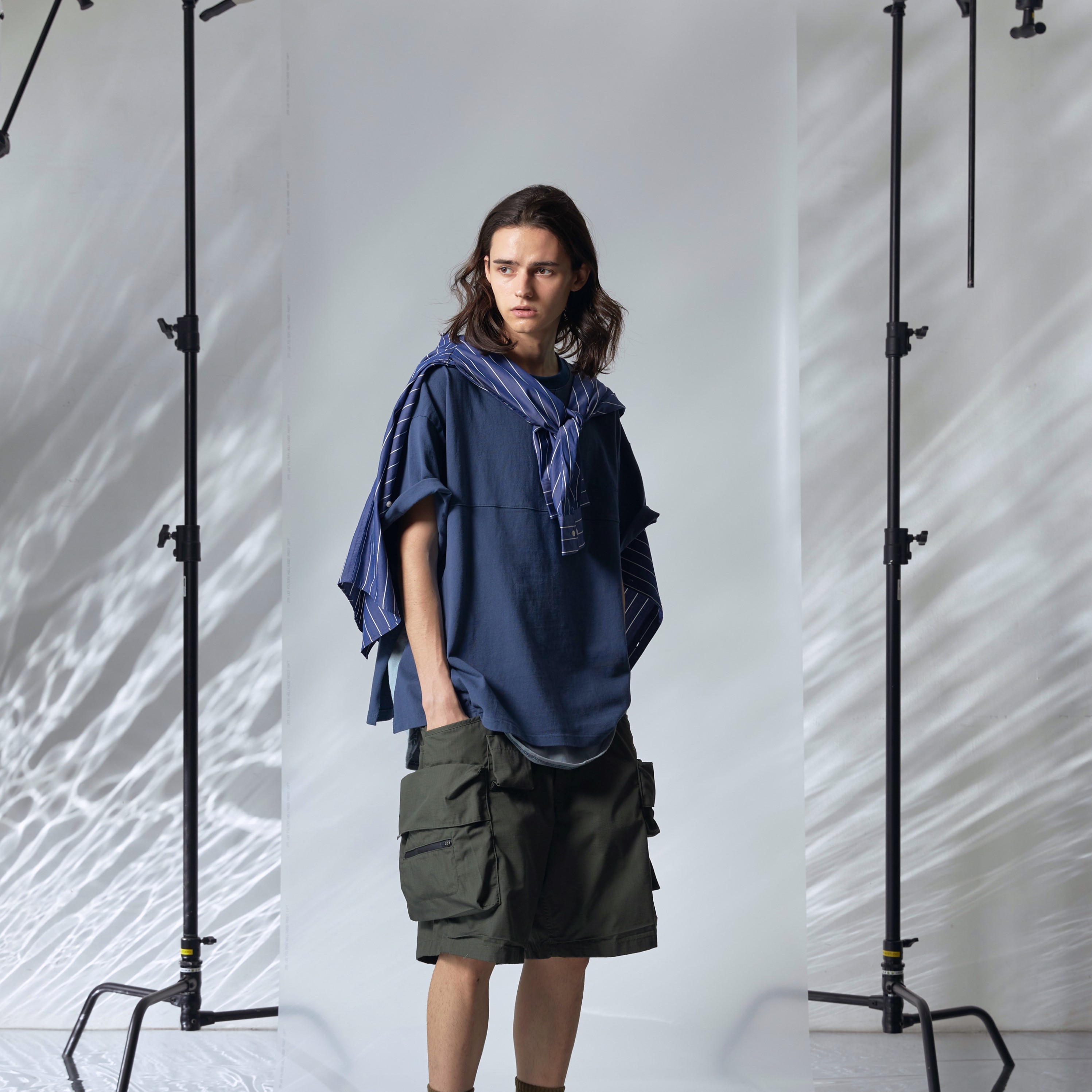 [現貨] LAKH Layer Side Slit Tee "Yale Blue"