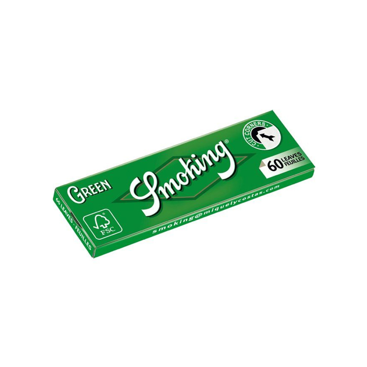🇪🇸 Smoking Green - 1 1/4 Rolling Paper  捲煙紙 （60pc）